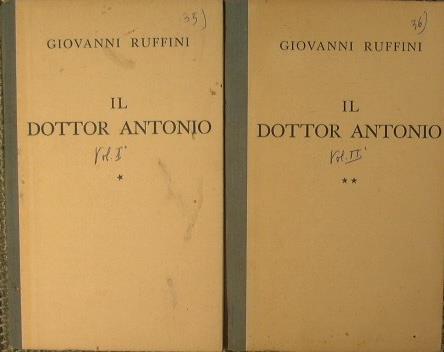 Il dottor Antonio - Giovanni Ruffini - copertina