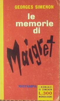 Le memorie di Maigret - Georges Simenon - copertina
