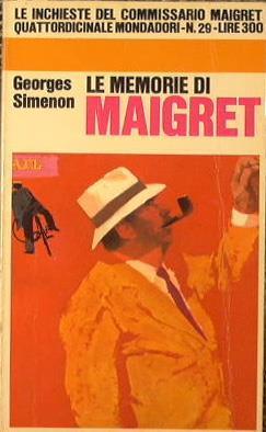 Le memorie di Maigret - Georges Simenon - copertina