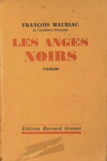 Les anges noirs - François Mauriac - copertina