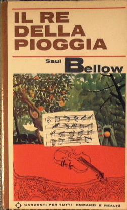 Il re della pioggia - Saul Bellow - copertina