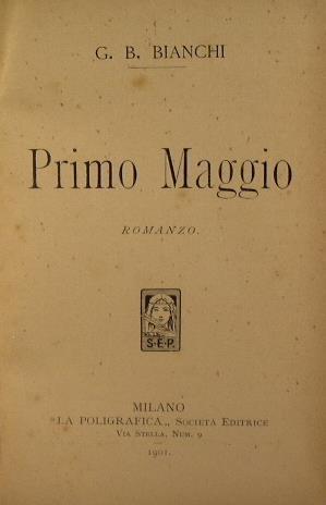 Primo maggio - Giovan Battitsa Bianchi - copertina