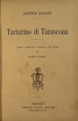 Tartarino di Tarascona - Alphonse Daudet - copertina
