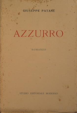 Azzurro - Giuseppe Patanè - copertina