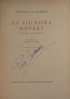 La Signora Bovary. Costumi di provincia - Gustave Flaubert - copertina