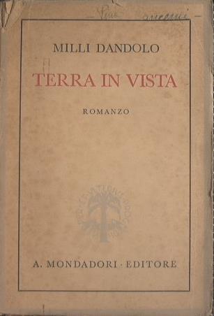 Terra in vista - Milli Dandolo - copertina