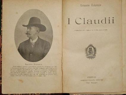I Claudii. Romanzo del tempo di Roma Imperiale - Ernst Eckstein - copertina