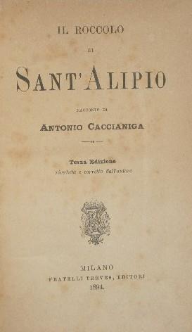 Il Roccolo di Sant'Alipio - Antonio Caccianiga - copertina