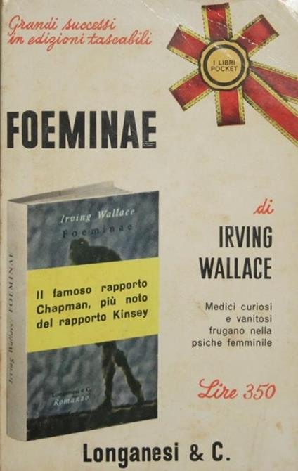 Foeminae. The Chapman report - Irving Wallace - copertina