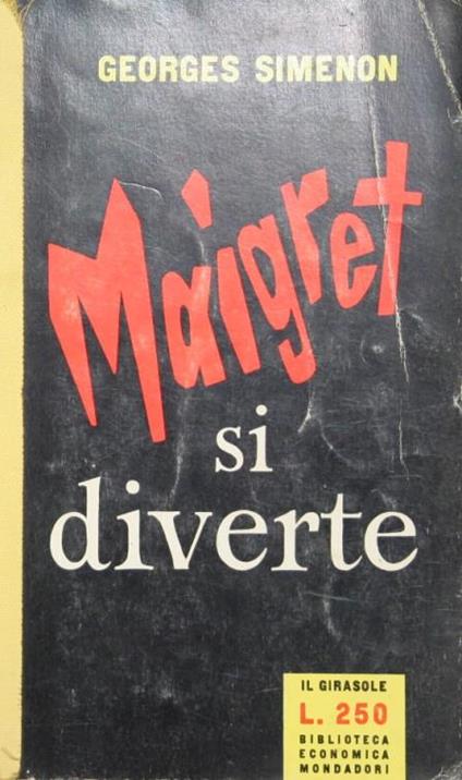 Maigret si diverte - Georges Simenon - copertina