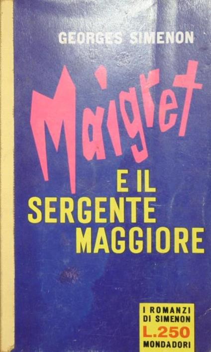 Maigret e il sergente maggiore - Georges Simenon - copertina