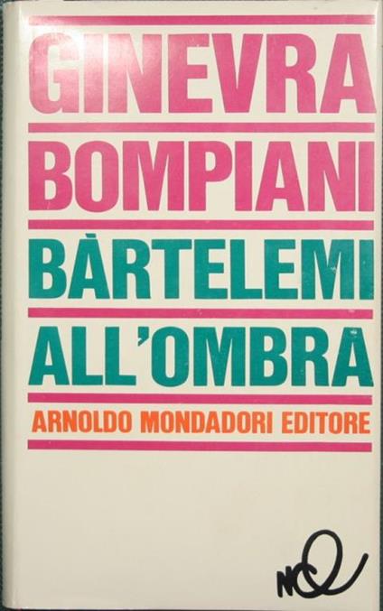 Bartelemi all'ombra - Ginevra Bompiani - copertina