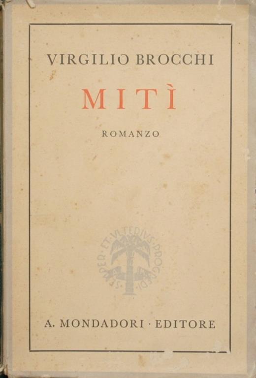 Mitì. Romanzo - Virgilio Brocchi - copertina