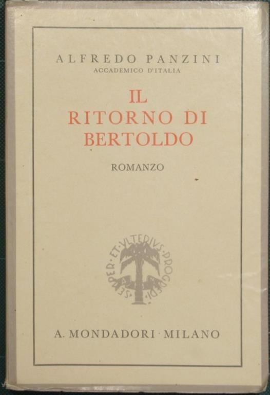 Il ritorno di Bertoldo - Alfredo Panzini - copertina
