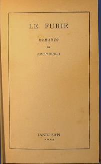 Le furie - Niven Busch - copertina