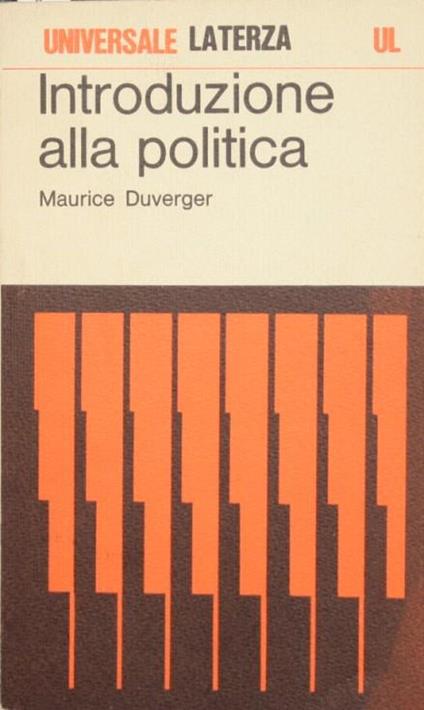 Introduzione alla politica - Maurice Duverger - copertina