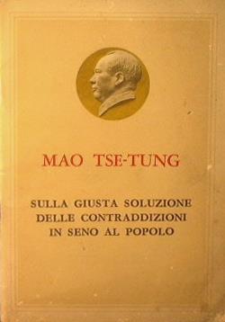 Sulla giusta soluzione delle contraddizioni in seno al popolo - Tse-tung Mao - copertina
