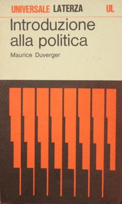 Introduzione alla politica - Maurice Duverger - copertina