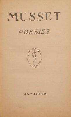 Poesies - Alfred de Musset - copertina
