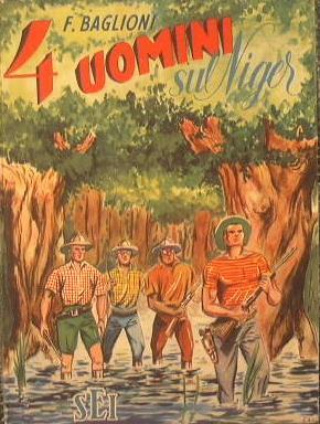 4 Uomini sul Niger - Franco Baglioni - copertina