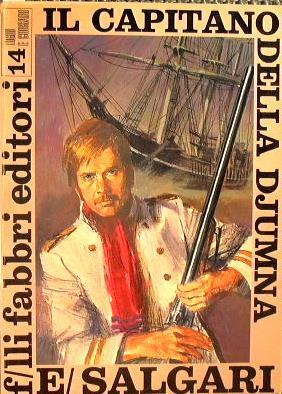Il capitano della djumna - Emilio Salgari - copertina