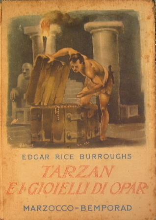 Tarzan e i gioielli di Opar - Edgar R. Burroughs - copertina