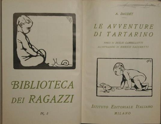 Le avventure di Tartarino - Alphonse Daudet - copertina
