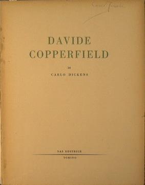 Davide Copperfield - Charles Dickens - copertina