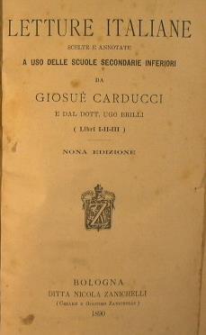 Letture italiane - copertina