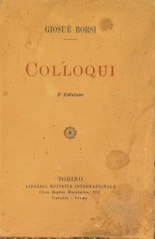 Colloqui - Giosuè Borsi - copertina