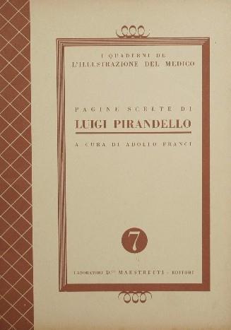 Pagine scelte di Luigi Pirandello - Luigi Pirandello - copertina