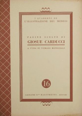 Pagine scelte di Giosue Carducci - copertina