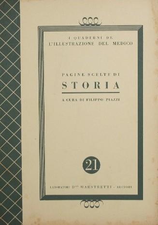 Pagine scelte di storia - copertina