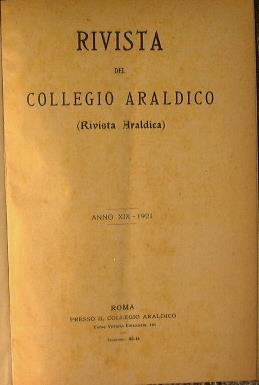 Rivista araldica - copertina