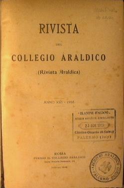 Rivista araldica - copertina