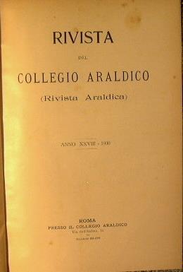 Rivista araldica - copertina
