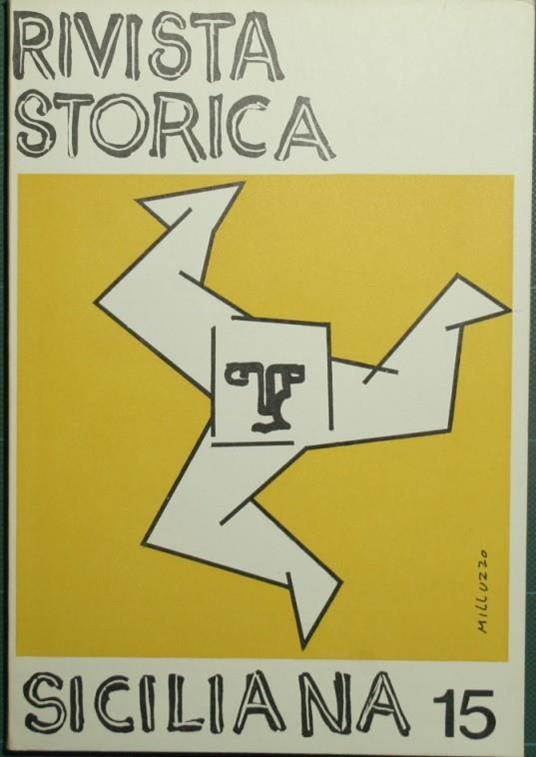 Rivista storica siciliana. Dicembre 1980 - copertina