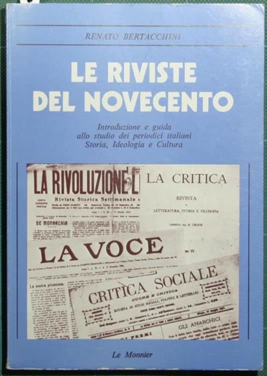 Le riviste del Novecento - Renato Bertacchini - copertina