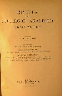 Rivista araldica - copertina