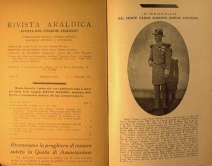 Rivista araldica - copertina