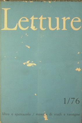 Letture. Libro e spettaolo / Mensile di studi e rassegne - copertina