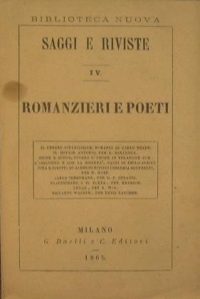 Romazieri e poeti - copertina