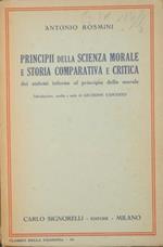 Principii della scienza morale e storia comparativa e critica dei sistemi intorno al principio della morale