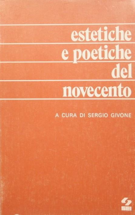 Estetiche e poetiche del Novecento - Sergio Givone - copertina