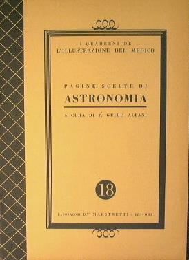 Pagine scelte di astronomia - copertina