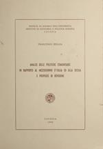 Analisi delle politiche comunitarie in rapporto al Mezzogiorno d'Italia ed alla Sicilia e proposte di revisione