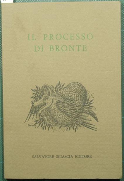 Il processo di Bronte - copertina