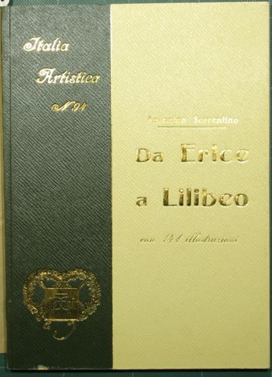 Da Erice a Lilibeo - Antonio Sorrentino - copertina