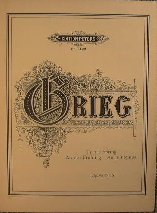 To the spring an den fruhling aAu primtemps - copertina