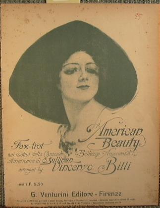 American Beauty (Bellezza americana) - Vincenzo Billi - copertina